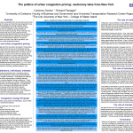 TRB 2012 The politics of urban congestion pricing cautionary tales from New York